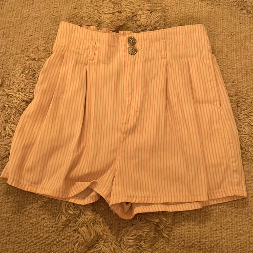 Urban Outfitters pink and white shorts